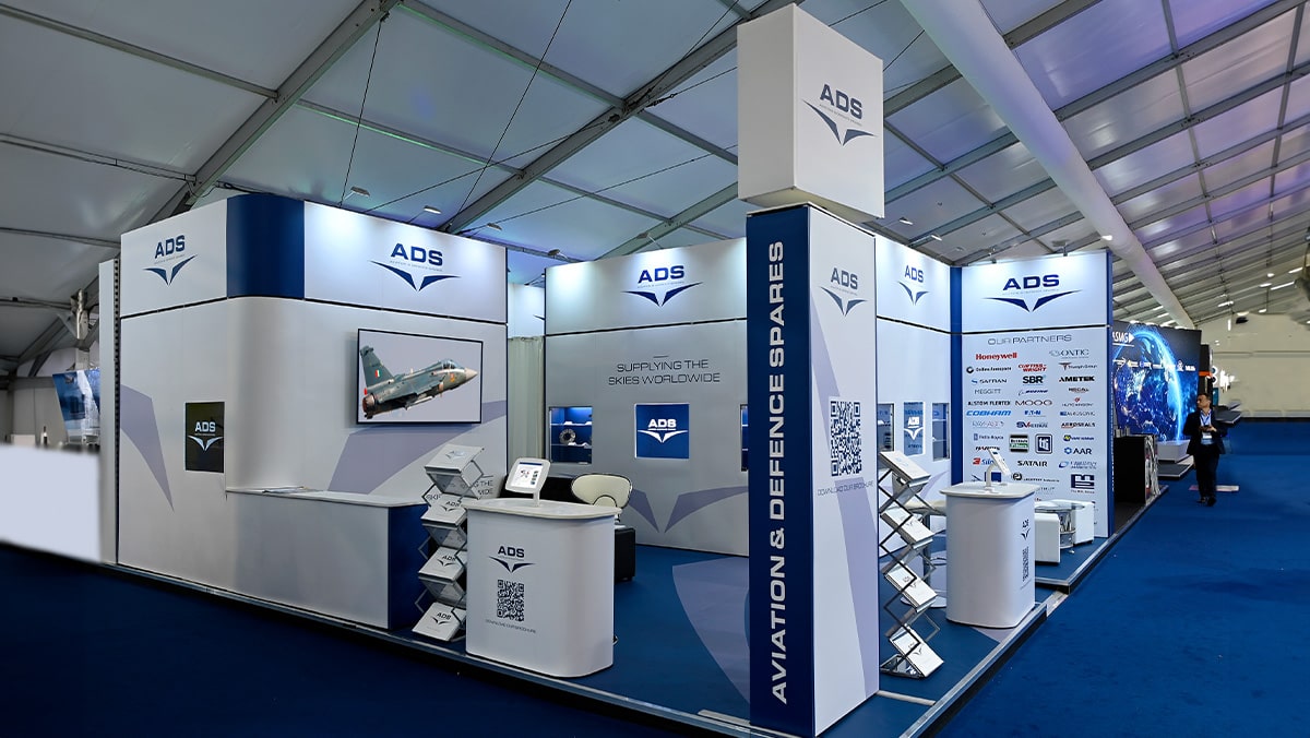 Powerful 8mx8m Corner Exhibition Stand For ADS powerful-8mx8m-corner-exhibition-stand-for-ads